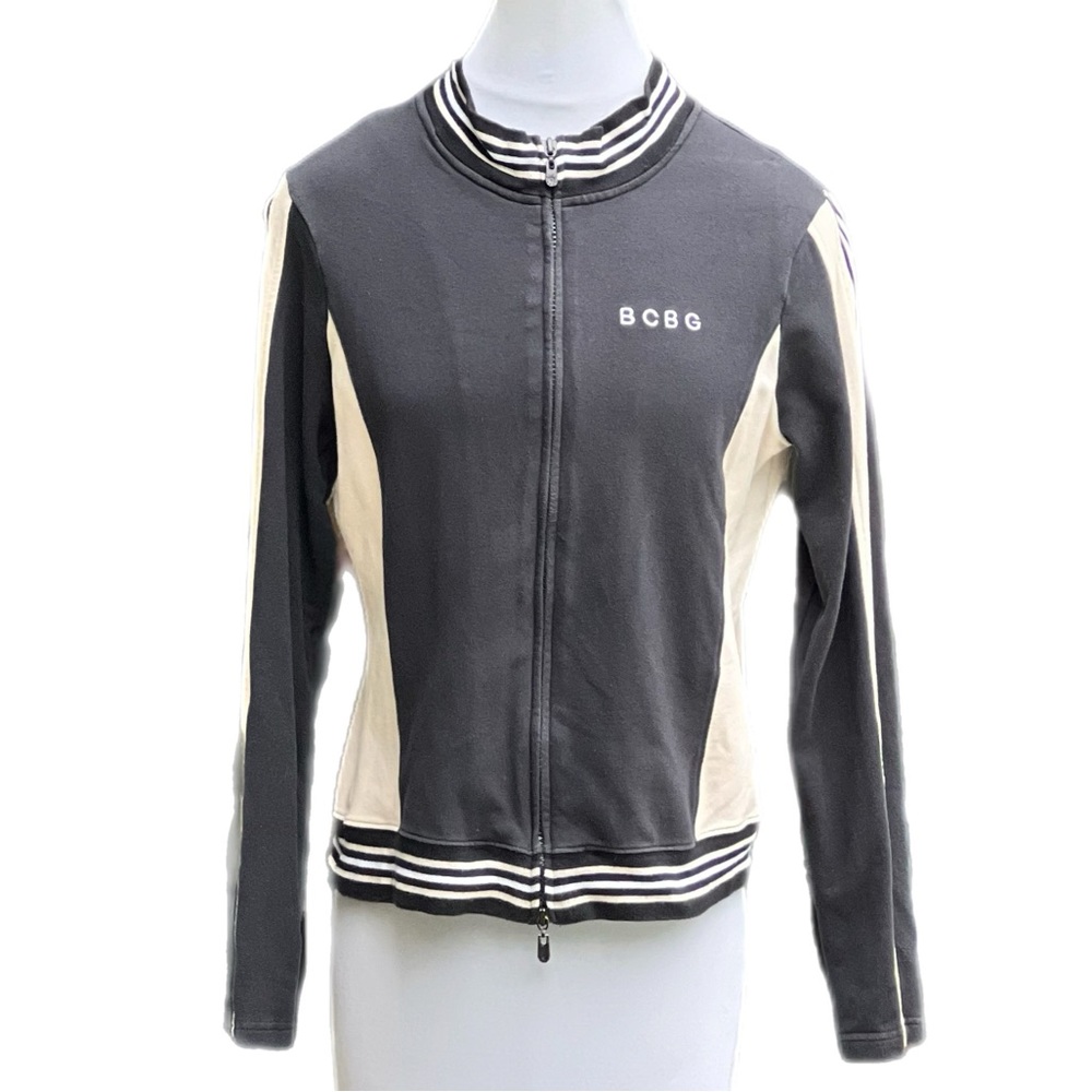 BDBC Jacket Black Cream/Off White Used Good Condition Small SM Stripes